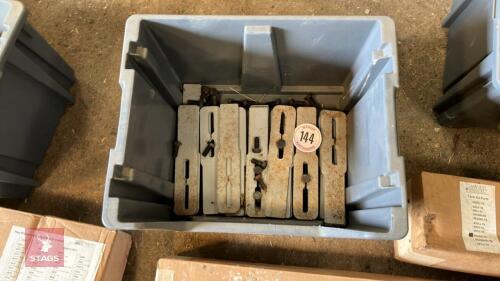 QTY OF SCRAPER PLATES (144)