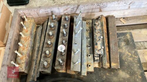 QTY OF STEEL BRACKETS (164)
