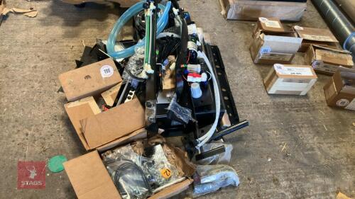 VARIOUS SPRAY SHIELDS & PARTS (198)