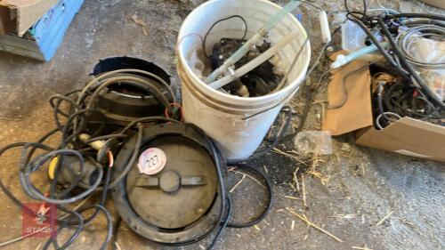 QTY OF SPRAYER SPARES & HARNESSES (227)