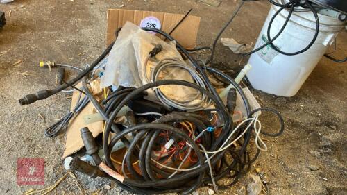 QTY OF SPRAYER SPARES & HARNESSES (228)