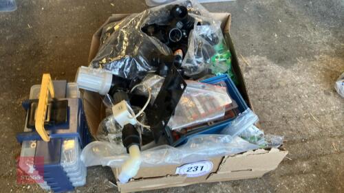 LRG QTY OF SPRAYER NOZZLES (231)