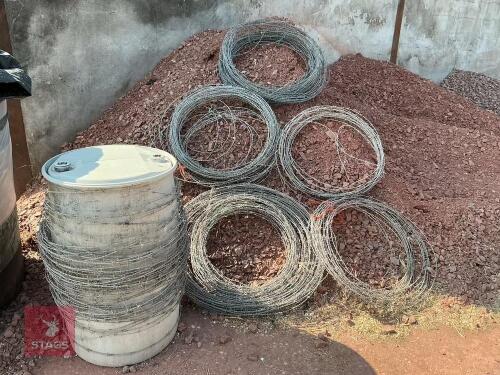 SELECTION OF BARBED WIRE