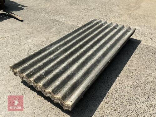 11 X 2.43M FIBRE CEMENT ROOFING SHEETS