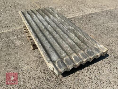 8 X 2.43M FIBRE CEMENT ROOFING SHEETS