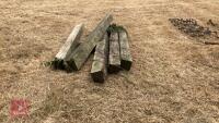 5 X 7'' X 7'' OAK POSTS - 3