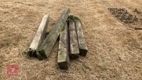 5 X 7'' X 7'' OAK POSTS - 4
