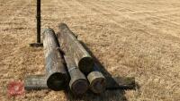5 MIXED TELEGRAPH POLES - 2