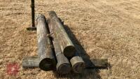5 MIXED TELEGRAPH POLES - 3