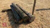 5 MIXED TELEGRAPH POLES - 7