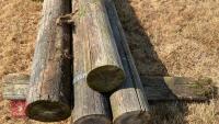 5 MIXED TELEGRAPH POLES - 13