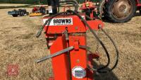 BROWNS HYDRAULIC LOG SPLITTER - 28