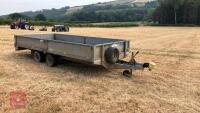GRAHAM EDWARDS 14' FLATBED TRAILER