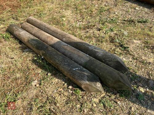 3 ROUND CORNER POSTS