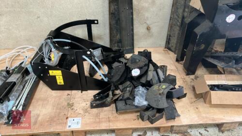 LARGE QTY OF TANK CARRIER BRACKETS (408)