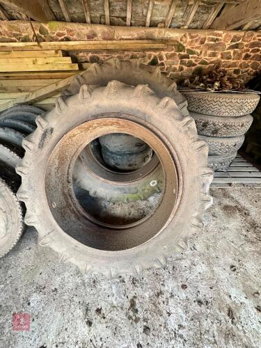 SET OF 13.6 R38 DUAL WHEELS