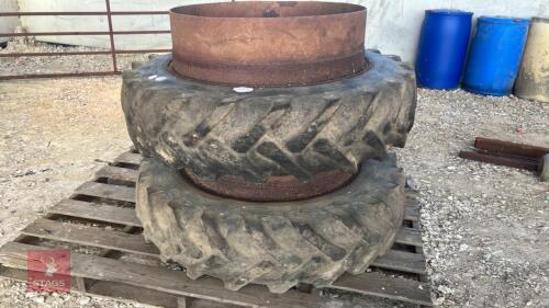 13.6R 38 STOCK DUAL WHEELS (425)