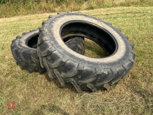 PAIR OF MITAS 520/70 R38 TYRES
