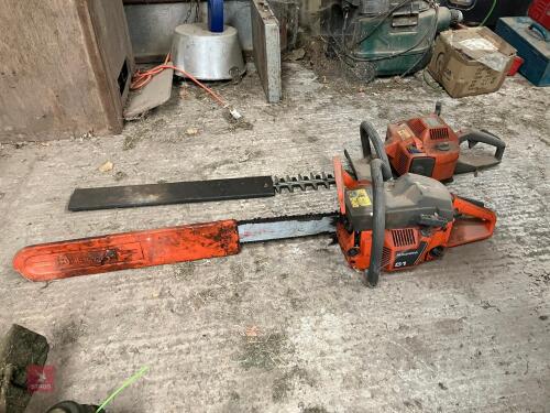 HUSQVARNA CHAINSAW & HEDGETRIMMER (S/R)