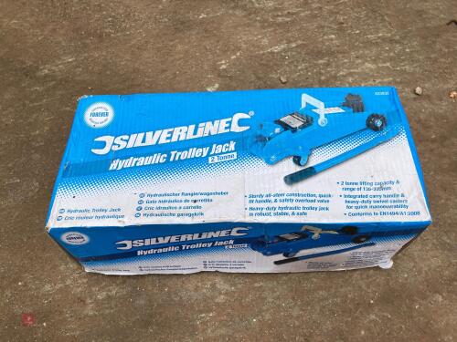 SILVERLINE 2T HYDRAULIC TROLLEY JACK