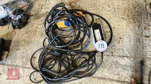 TWO EXTENSION LEADS (273)