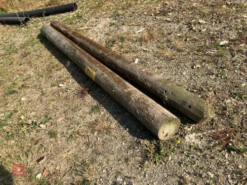 2 TELEGRAPH POLES