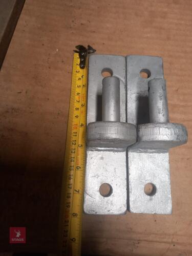 4 X 19MM GATE HANGING PLATES