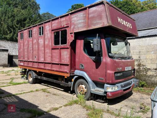 2005 DAF 45.150 HORSE LORRY