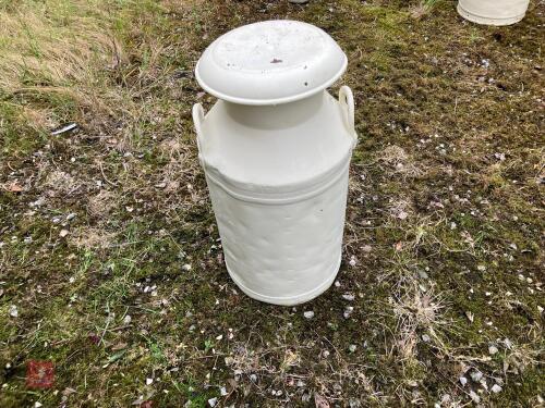 ALUMINIUM MILK CHURN C/W LID