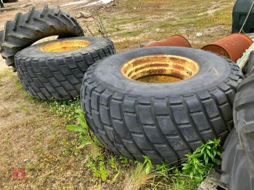 PAIR OF 23.1 - 26 TURF TYRES
