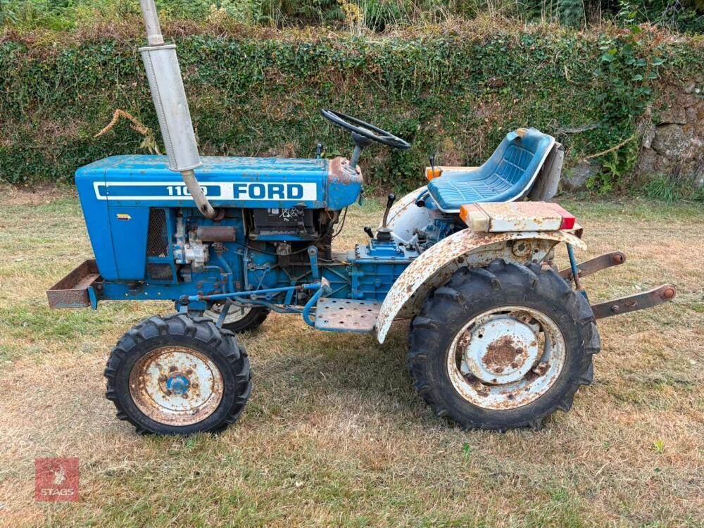 1986 FORD 1100 2WD COMPACT TRACTOR