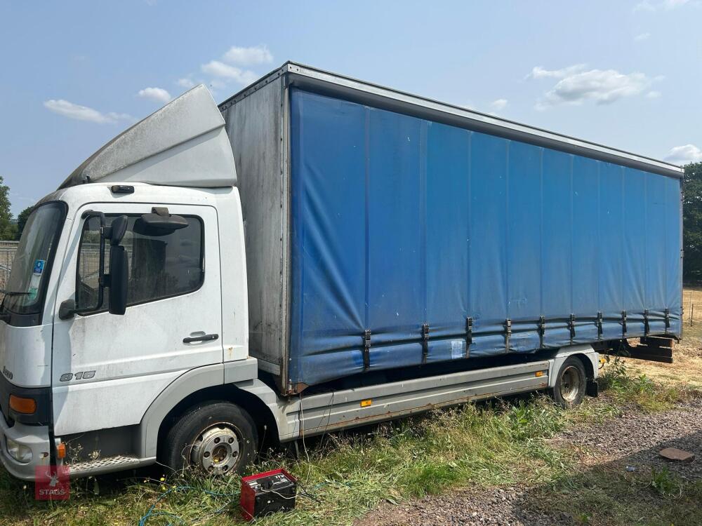 2002 MERCEDES ATEGO CURTAINSIDE LORRY