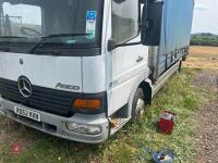 2002 MERCEDES ATEGO CURTAINSIDE LORRY - 5