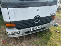 2002 MERCEDES ATEGO CURTAINSIDE LORRY - 8