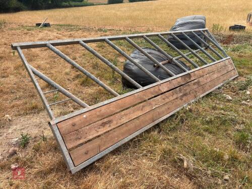 14' 6'' GALVANISED CATTLE FEED BARRIER
