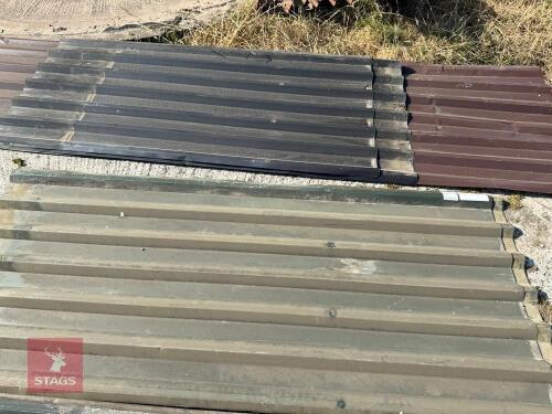 5 PLASTIC COATED BOX PROFILE SHEETS