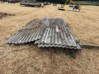 APPROX 15 SHEETS OF GALVANISED TIN - 2