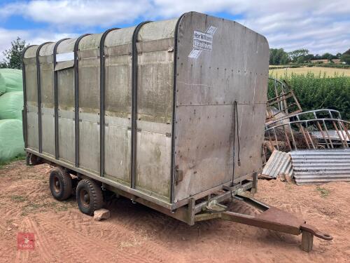 IFOR WILLIAMS 12' LIVESTOCK TRAILER