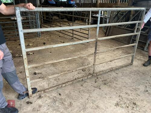 8' 6'' GALVANISED YARD GATE (5)