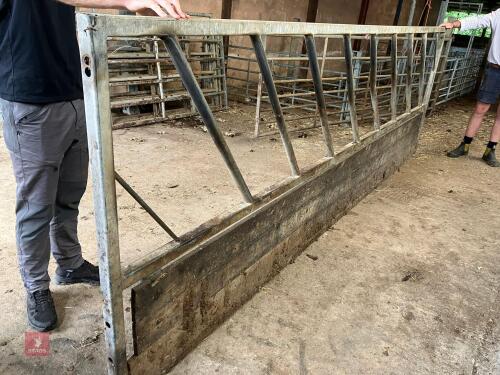 14' 7'' GALVANISED FEED BARRIER GATE (1)