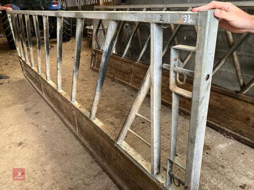 14' 7'' GALVANISED FEED BARRIER GATE (2)