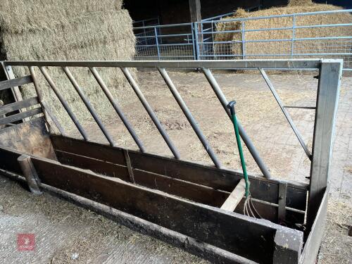11' 5'' GALVANISED FEED BARRIER (5)