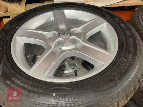 5 X 20'' LAND ROVER ALLOY WHEELS