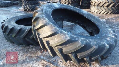 PAIR OF MITCHELIN AGRIBIB TYRES