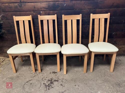 4 DINING CHAIRS