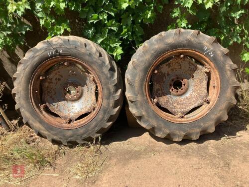 PAIR OF 11/28 TRACTOR TYRES