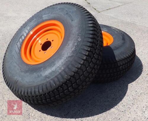 PAIR OF BRIDGESTONE PD1 TURF TYRES
