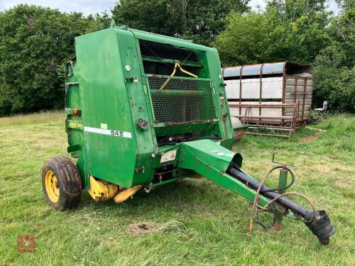 1992 JOHN DEERE 545 ROUND BALER