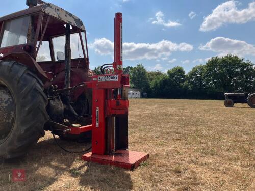 BROWNS HYDRAULIC LOG SPLITTER