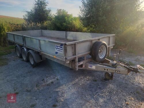 IFOR WILLIAMS 16' FLATBED TRAILER